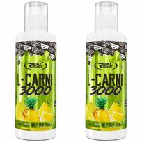 L-karnitinas 3000 skystis 500 ml, 2 vnt., REAL PHARM