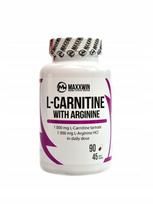 Maisto papildas Maxxwin L-Carnitine + Arginine 90 kapsulių