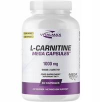 L-karnitino kapsulės Vitalmax L-Carnitine 1000, 60 vnt.