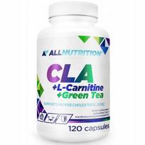 Maisto papildas Allnutrition CLA + L-Carnitinas + Žalioji arbata, 120 kapsulių