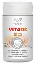 Maisto papildas Finclub Fin VitaD3tabs vitamino D3 tabletės, 100 vnt.