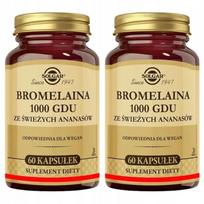 Maisto papildas Solgar Bromelain 1000 GDU, 60 kapsulių, 2 vnt.