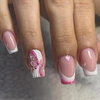 24Pcs Short Square Leopard Print Press On Nails With Glue Sweet Cool Acrylic Fake Nail Tips For Autumn Winter brown