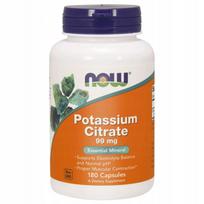 Maisto papildas Now Foods Potassium Citrate 99 mg, 180 kapsulių