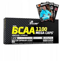 Aminorūgštys OLIMP BCAA MEGA CAPS 120 kaps. 1100 mg