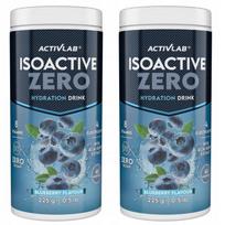Izotoninis gėrimas Activlab Isoactive Electrolytes ZERO, mėlynių, 225 g, 2 vnt.