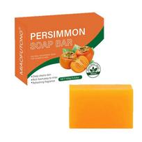 Kaki Muilo Gabalėlis Kūno Kvapo Šalinimui, Rankų Gamybos Kaki Žaliosios Arbatos Muilas Veidui ir Kūnui, Švelnus Deodorantinis Muilas Maudynėms Persimmon  beige