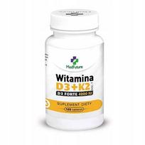 Vitaminų D3 K2 MK-7 FORTE 4000 MedFuture, 120 tablečių