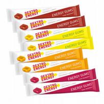 Energetinių guminukų rinkinys Dextro Energy Gums, 8 vnt., su kofeinu ir magniu