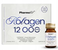 Kolagenas PharmoVit 12000 Active Fortibone sąnariams, odai, raumenims, 1 buteliukas