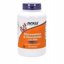 Maisto papildas sąnariams Glucosamine MSM Chondroitin Now Foods 180 kaps.