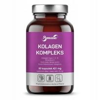 Kolageno kompleksas Panaseus, 50 kapsulių, su vitaminu C, gotu kola ir asiūkliu