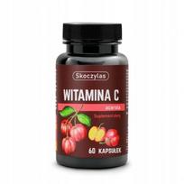 Vitaminų C, acerolos ir hialurono rūgšties kapsulės SKOCZYLAS, 60 vnt.