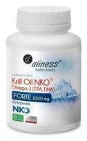 Kriliaus aliejus Aliness NKO Omega 3 su astaksantinu 1000 mg 60 kaps.