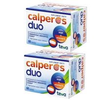 Maisto papildas Calcium + D3 Calperos Duo Teva, 2 x 60 tablečių