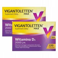 Maisto papildas VIGANTOLETTEN MAX Vitamin D3 2000 IU, 120 kaps.