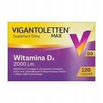 Vitaminas D3 Vigantoletten Max, 2000 IU, 120 kapsulių