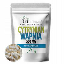 Kalcio citratas 500mg, 100 kapsulių