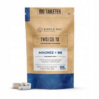 Maisto papildas Magnesium + B6, 100 tablečių