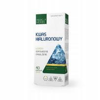 Maisto papildas Medica Herbs Hyaluronic Acid sąnariams, kaulams, raumenims, odai