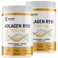 Žuvų kolagenas 12 000 mg su hialurono rūgštimi, vitaminu C ir kofermentu Q10 INSPORT