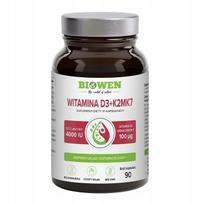 Maisto papildas BIOWEN Vitamin D3 + K2, 90 kaps.