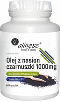 Maisto papildas Aliness NIGELLA juodgrūdžių aliejus 1000mg, 60 kapsulių