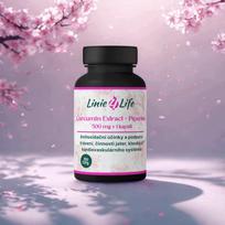 Maisto papildas Linie4life CURCUMIN EXTRACT + PIPERINE, sąnariams, kepenims, virškinimui, cholesteroliui