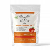 Kollagenas su vitaminu C, braškių skonio, ilos, 500 g