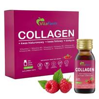Kolagenas 10000 mg geriamas, aviečių, 30 x 30 ml, nagams, plaukams, sąnariams