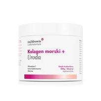 Jūrinis žuvų kolagenas su hialurono rūgštimi, braškių, 200g