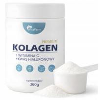 Žuvų kolageno milteliai 360 g su vitaminu C ir hialurono rūgštimi sąnariams