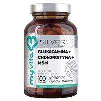 Maisto papildas MyVita Silver Glucosamine Chondroitin MSM, 100 kapsulių