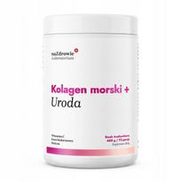 Žuvų kolagenas su hialurono rūgštimi, braškių skonio, 400g