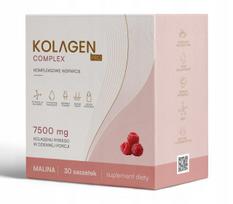Kolagenas Pro Fish sąnariams, plaukams, nagams, 30 aviečių skonio paketėlių, 7500 mg