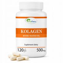 Jūrinės žuvies kolagenas 120 kapsulių 500 mg odai, plaukams, sąnariams, nagams