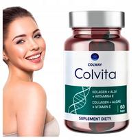 Maisto papildas Colvita Colway 60 kapsulių, kolagenas, dumbliai, vitaminas E