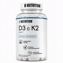 Maisto papildas N-NUTRITION Vitamin D3 + K2 2000 IU 100 kapsulių