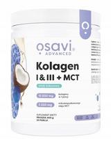 Kolinų ir III tipo kolagenas OSAVI su MCT, kokosų skoniu, 400 g, 2 vnt.