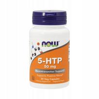 Maisto papildas Now Foods 5-HTP 50mg (30 kapsulių)