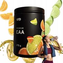 Aminorūgštys KFD Premium EAA 375g, lime orange, 37 porcijos