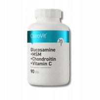 Maisto papildas OstroVit Glucosamine + MSM + Chondroitin + Vit. C, 90 tablečių