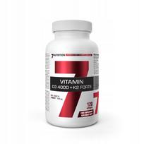 Maisto papildas 7Nutrition Vitamin D3 4000 K2 Forte 120 kapsulių