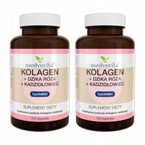 Jungčių papildas Medverita Beef Collagen Verisol MSM Vitamin C, 100 kapsulių, 2 vnt.