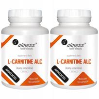 Maisto papildas L-Carnitine Acetyl 500mg, 2 x 100 kapsulių, ALINESS