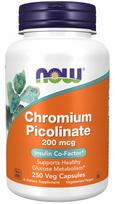 Maisto papildas NOW Foods Chromium Picolinate 200mcg, 250 kapsulių