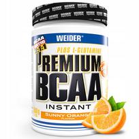 BCAA amino rūgštys WEIDER PREMIUM 500g, oranžinio skonio, su glutaminu ir EAA