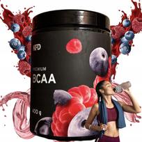 BCAA 2:1:1 KFD Premium 400g aviečių skonio, 80 porcijų