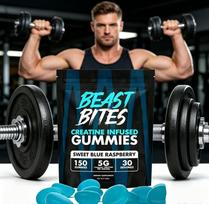 Kreatino guminukai sportininkams Beast Bites 150 vnt. Creapure