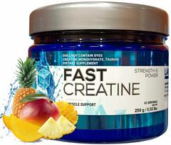 Kreatino monohidratas Labocore Nutrition FAST CREATINE 250g, atogrąžų vaisių skonio